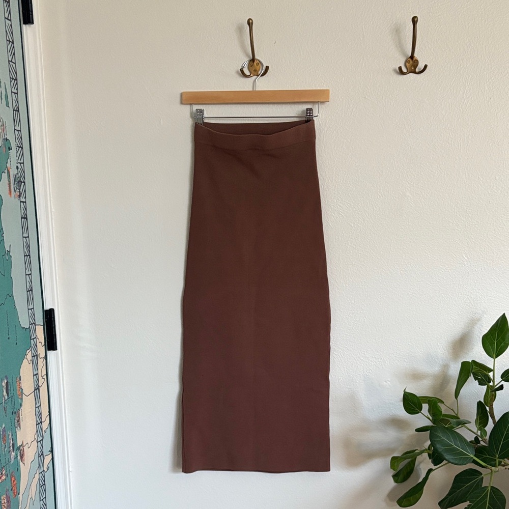 DISSH Brown Pencil Skirt
